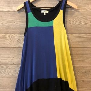 Monteau Color Block Tank Top